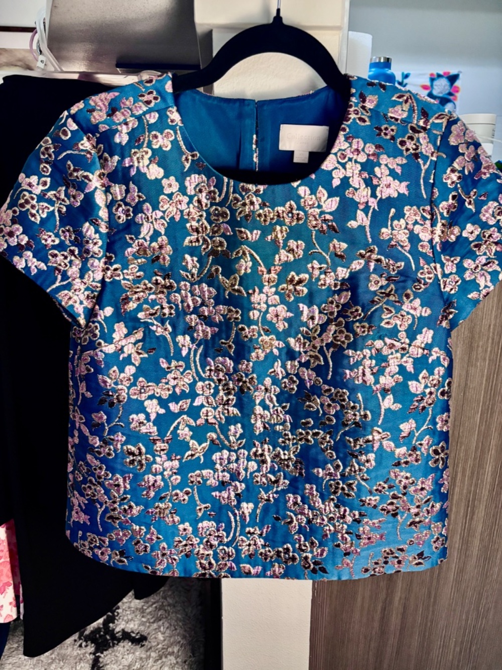 J Crew Collection Jacquard Dress Top